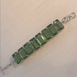 🟡 VINTAGE STERLING STATEMENT BRACELET